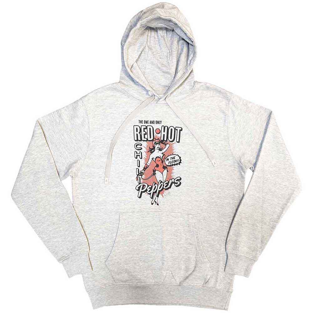 Red Hot Chili Peppers Unisex Pullover Hoodie: In The Flesh (Grey)