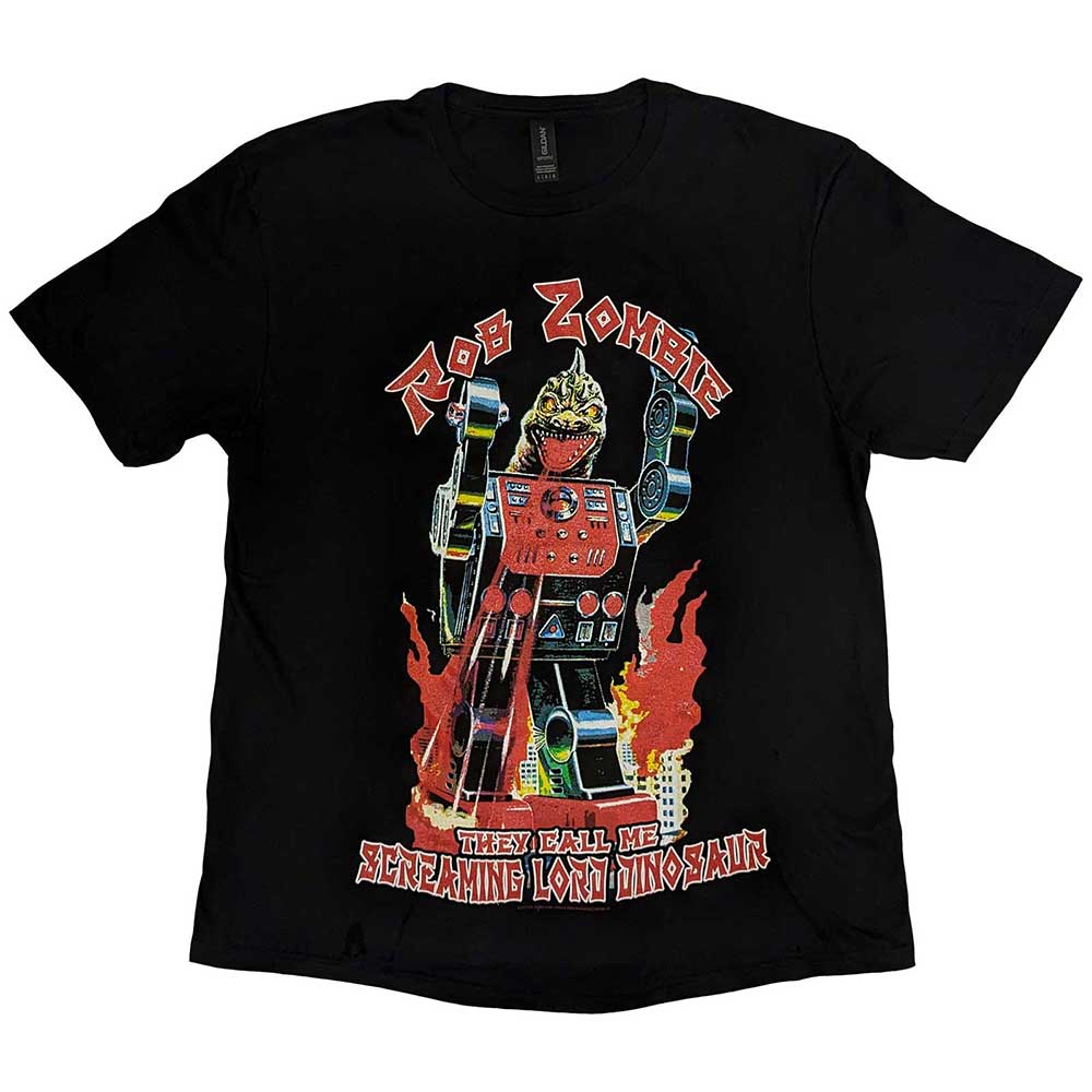 Rob Zombie Unisex T-Shirt: Lord Dinosaur (Black)
