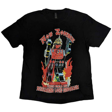 Rob Zombie Unisex T-Shirt: Lord Dinosaur (Black)