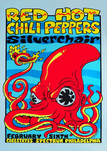 Red Hot Chili Peppers - Philadelphia - A4 Mini Print/Poster