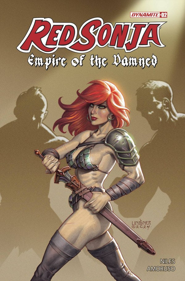 DYNAMITE - Red Sonja: Empire of the Damned #2 - Cover G Joseph Michael Linsner Foil Card Stock Variant