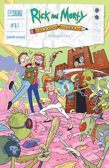 ONI PRESS - Rick and Morty Finals Week: Brawlher #1 - Cover B James Lloyd Variant