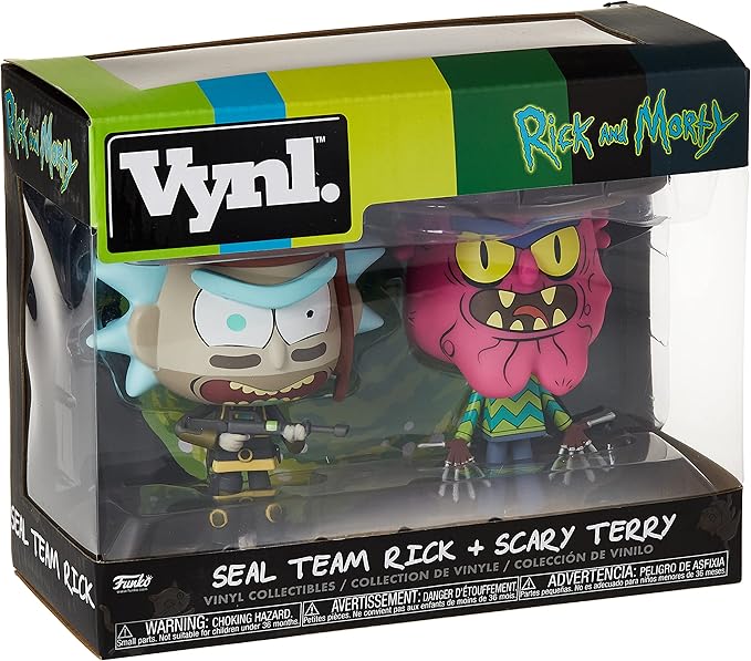 Rick & Morty: SEAL Rick and Scary Terry - Funko VYNL 4 Inch 2-Pack