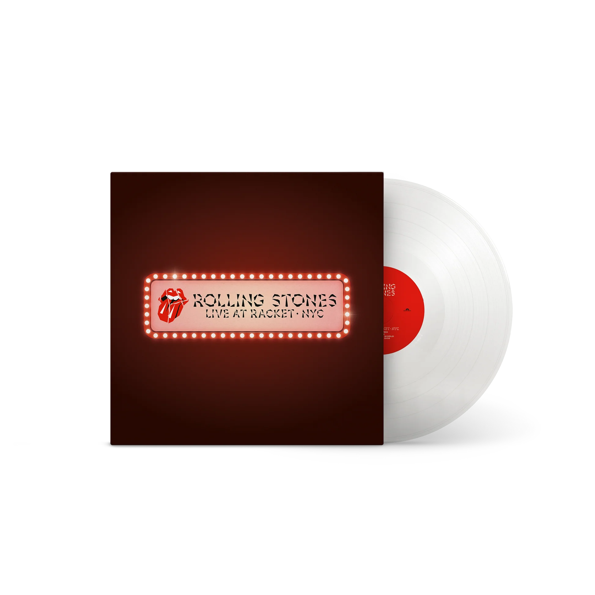 The Rolling Stones - Live At Racket, NYC - 1 LP - Solid White Vinyl [RSD 2024]