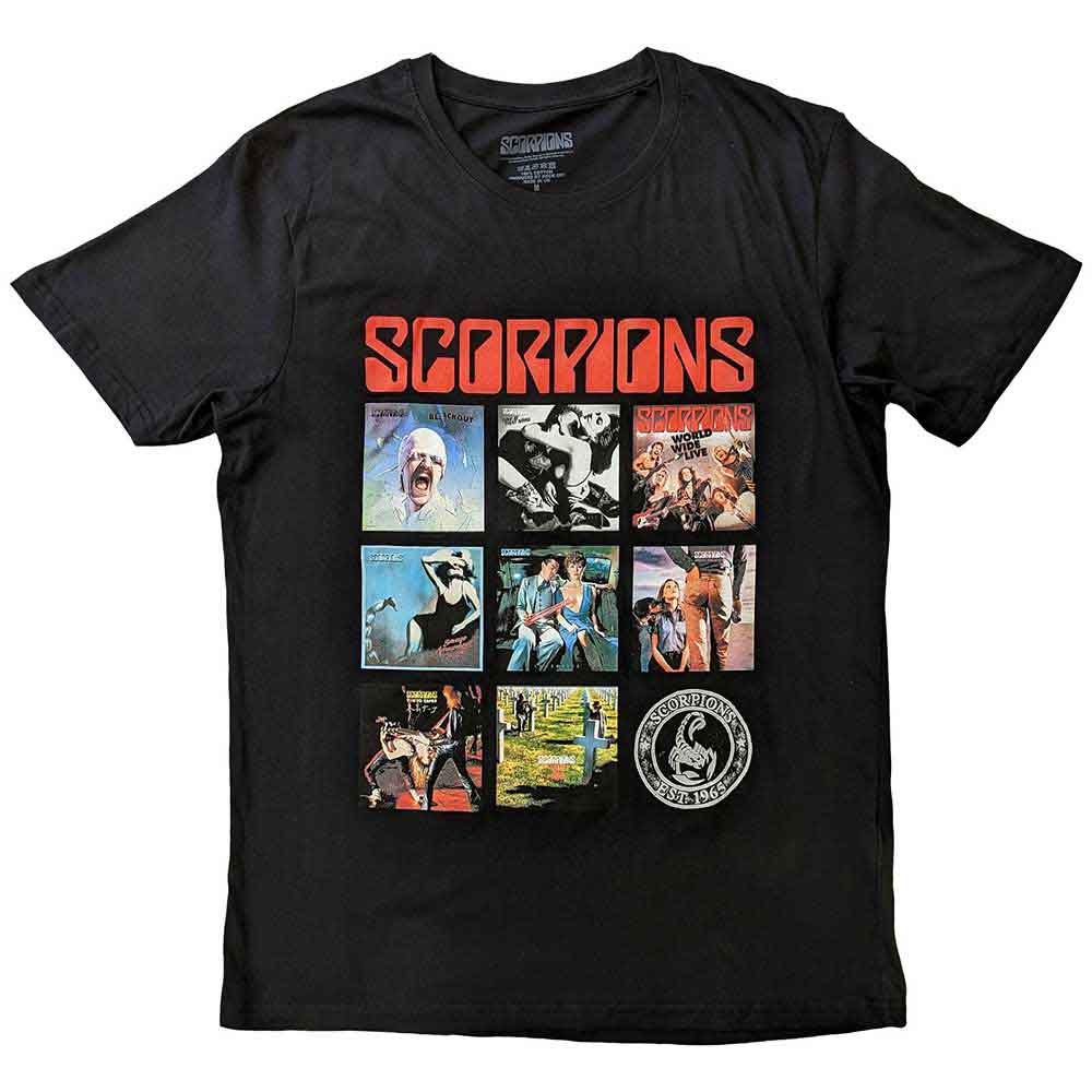 Scorpions Unisex T-Shirt: Remastered (Black)