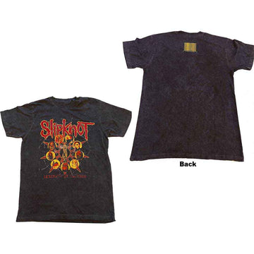 Slipknot Unisex T-Shirt: Liberate (Back Print & Wash Collection) - Black