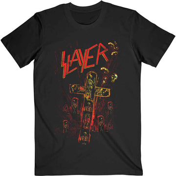 Slayer Unisex T-Shirt: Blood Red (Black)