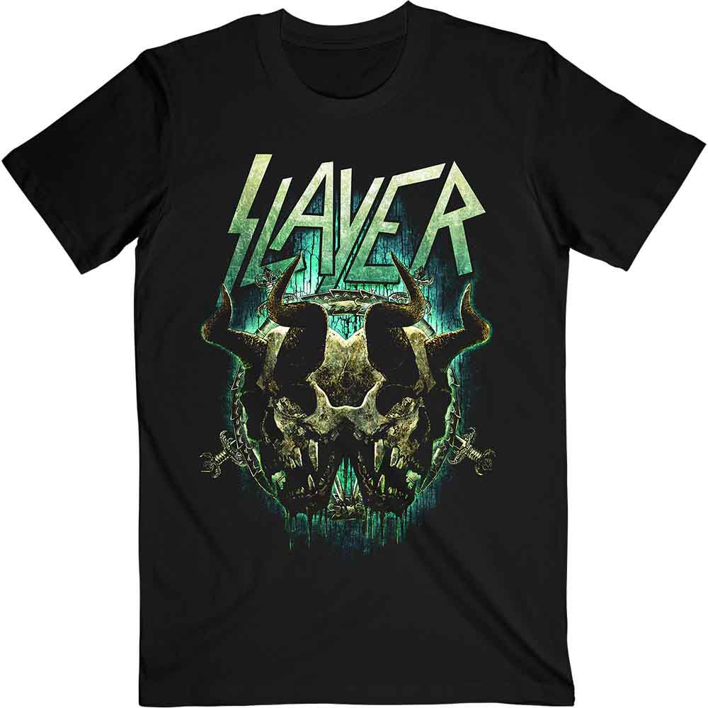 Slayer Unisex T-Shirt: Daemonic Twin - Black