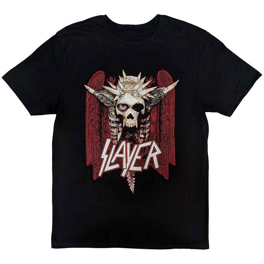 Slayer Unisex T-Shirt: Nailed Red (Black)