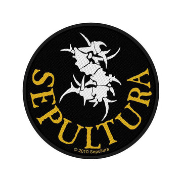 Sepultura Circular Standard Patch: Sepultura Circular Logo