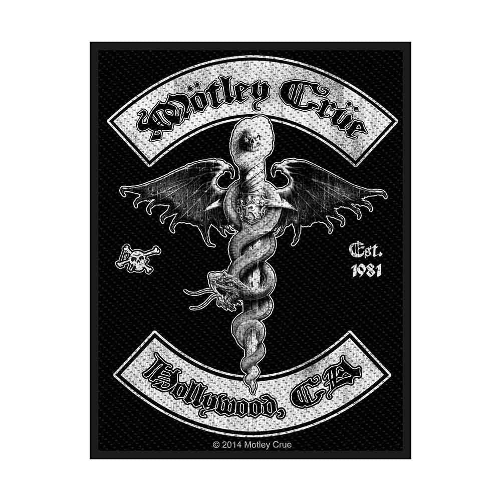 Motley Crue Standard Patch: Hollywood