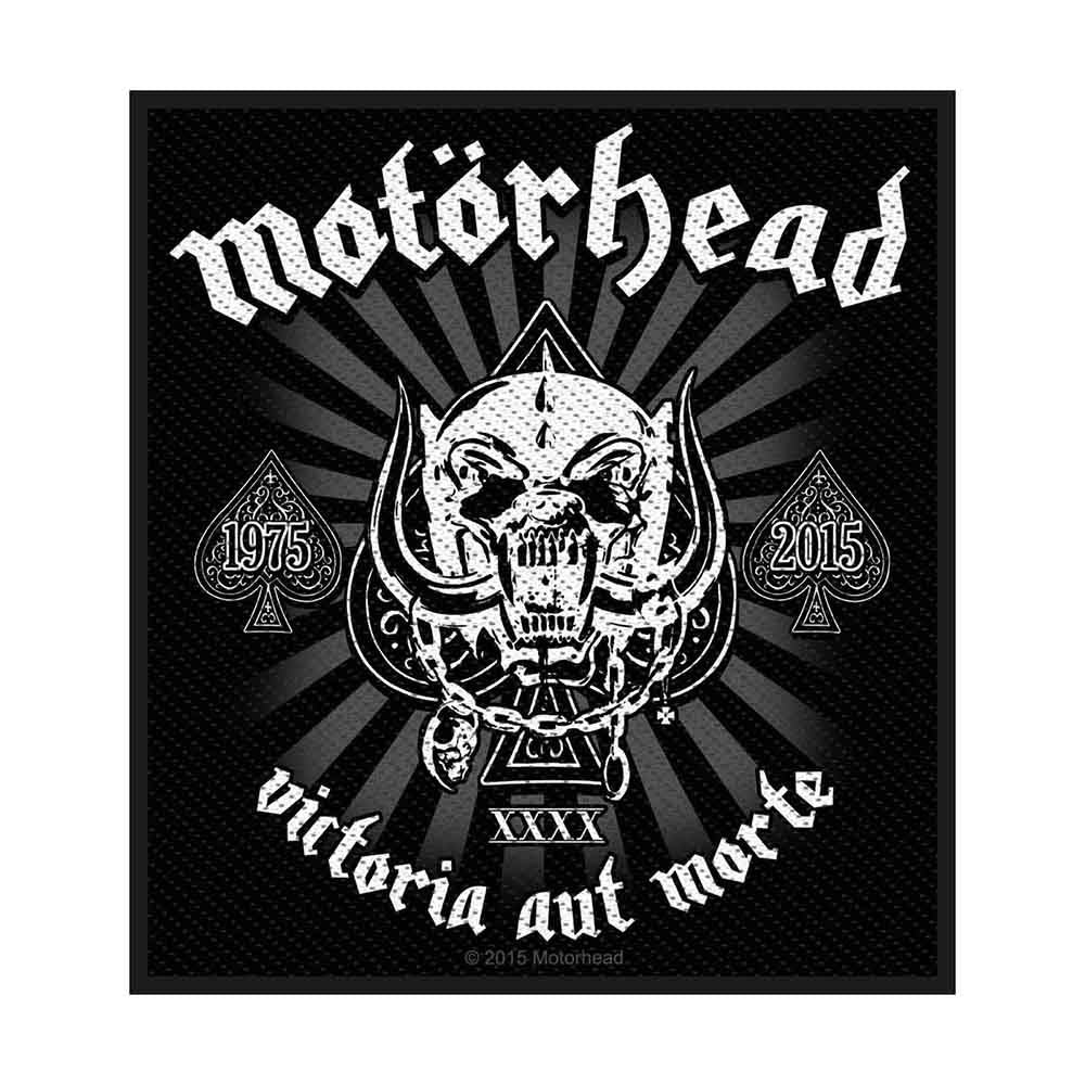 Motorhead Standard Patch: Victoria Aut Morte 1975-2015
