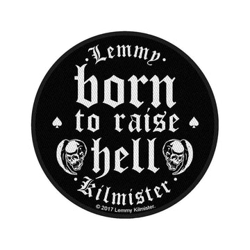 Lemmy Circular Standard Patch: Born to Raise Hell