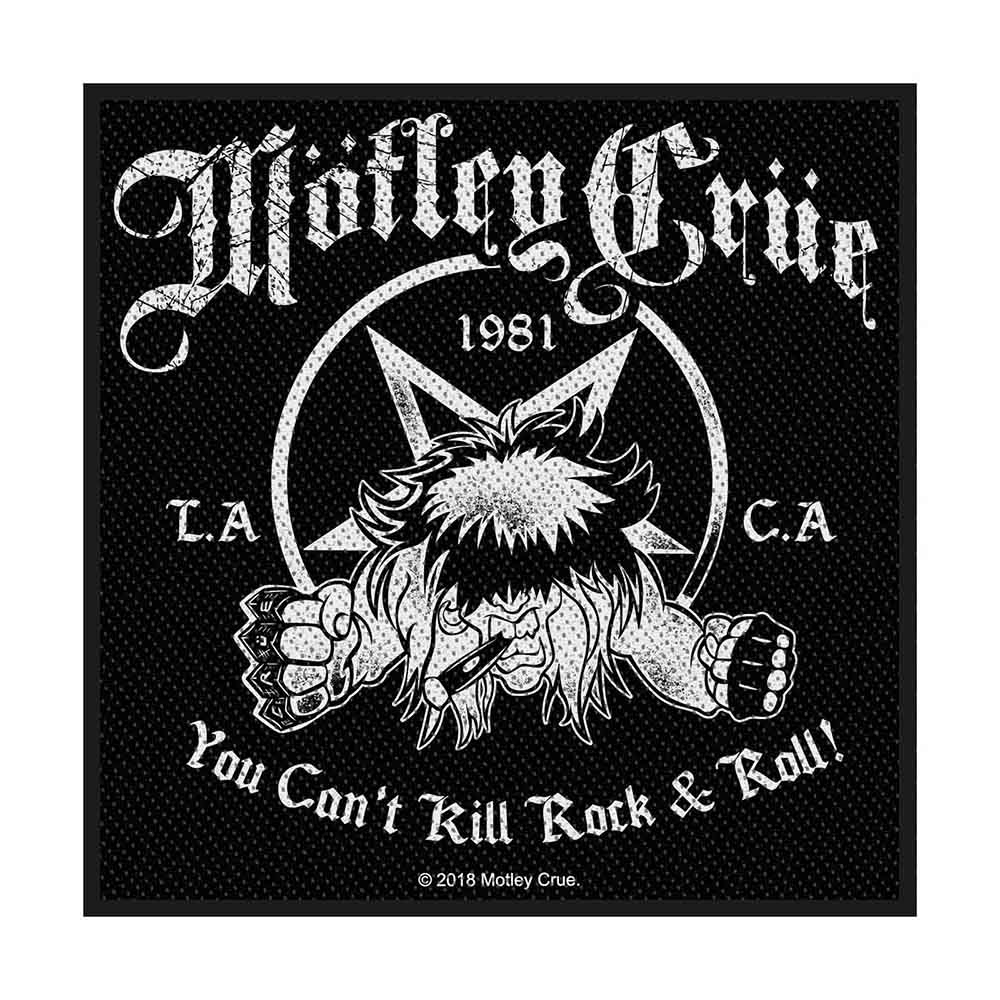 Motley Crue Standard Patch: You Can't Kill Rock n' Roll