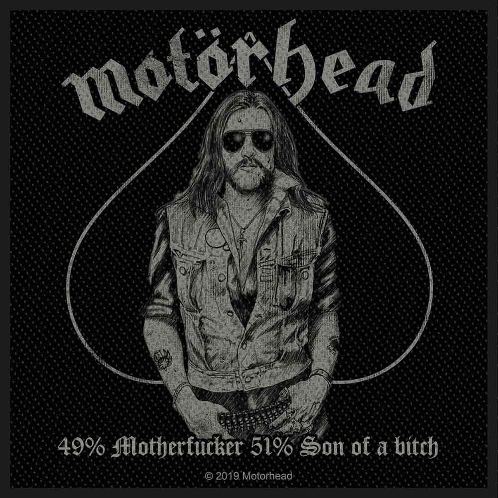 Motorhead Standard Patch: 49% Motherfucker