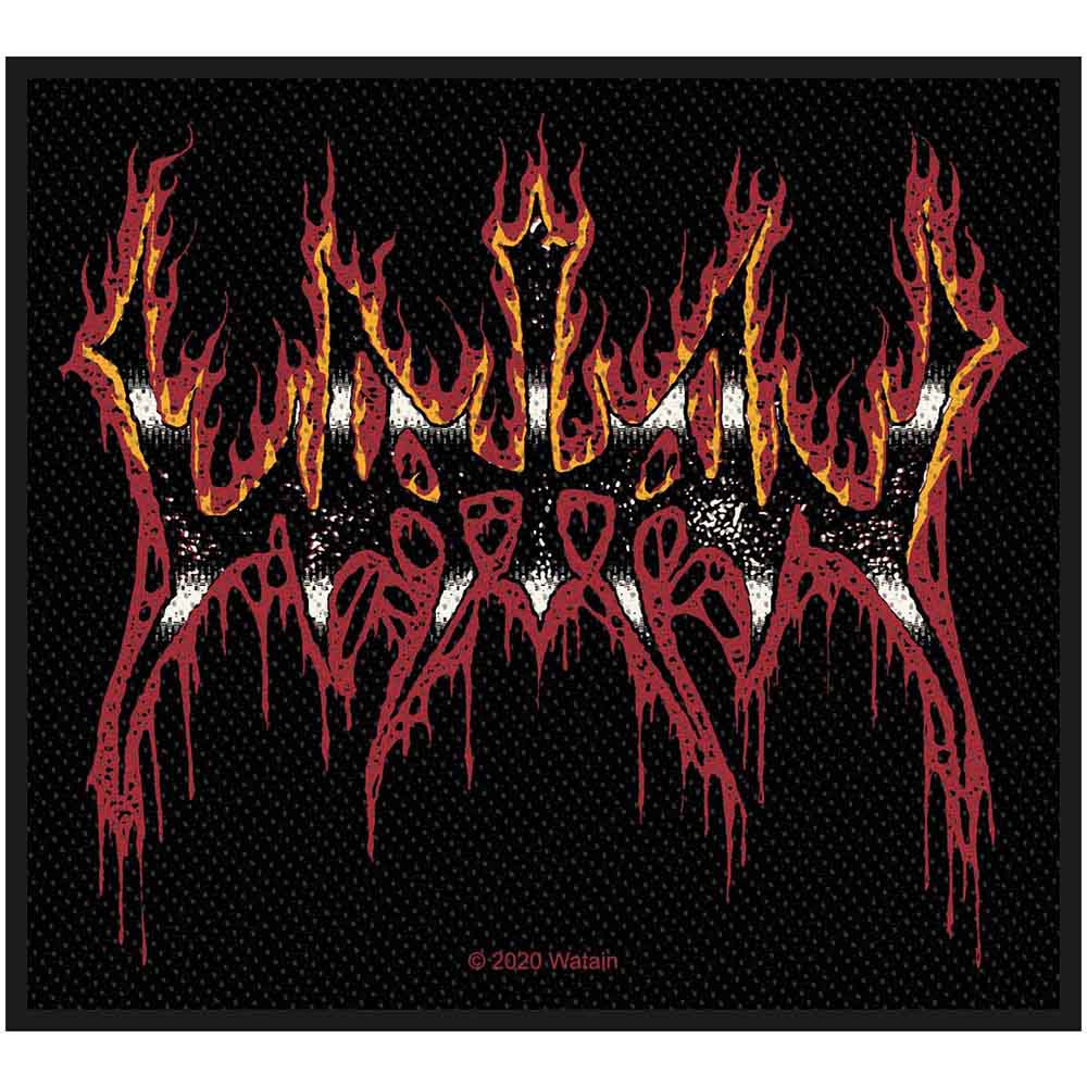 Watain Standard Patch: Flaming Logo