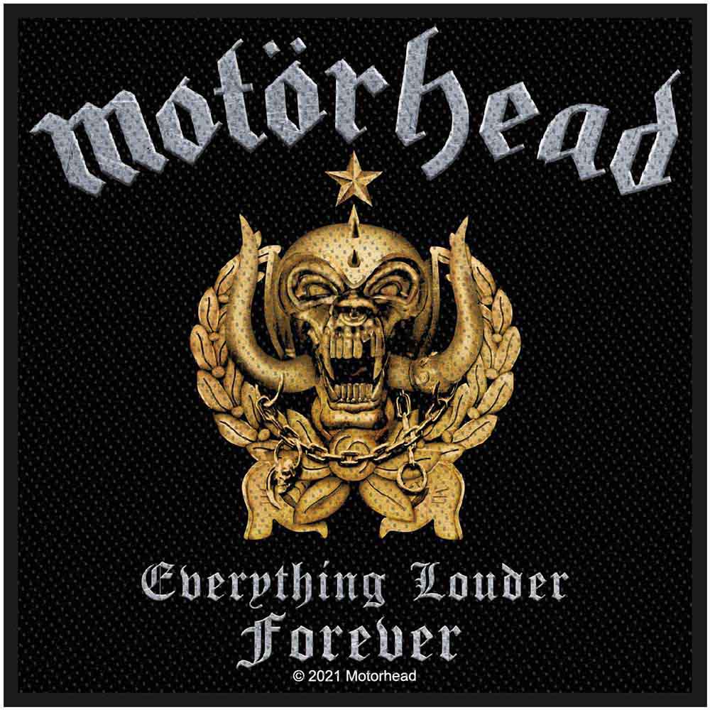 Motorhead Standard Patch: Everything Louder Forever
