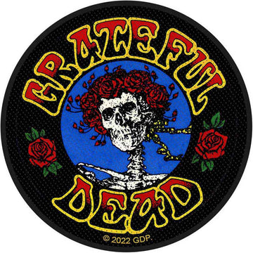 Grateful Dead Circular Standard Patch: Vintage Bertha Seal