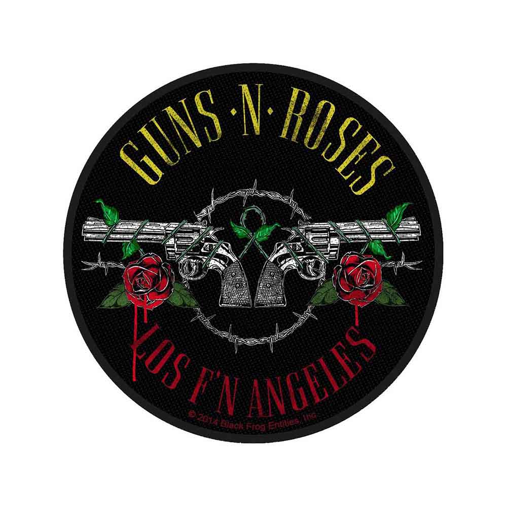 Guns N' Roses Circular Standard Patch: Los F'N Angeles