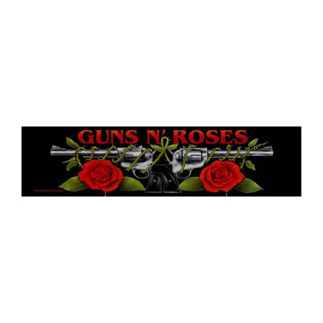 Guns N' Roses Super Strip Patch: Logo/Roses