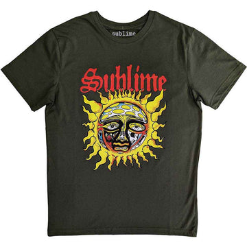 Sublime Unisex T-Shirt: Yellow Sun (Green)