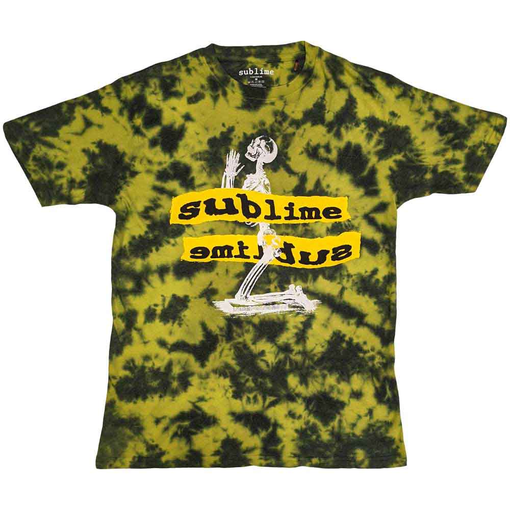 Sublime Unisex T-Shirt: Praying Skeleton (Wash Collection)