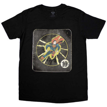 DC Comics Unisex T-Shirt: Superman 10c (Black)