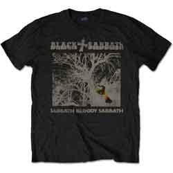 Black Sabbath Unisex T-Shirt: Sabbath Bloody Sabbath Vintage (Black)