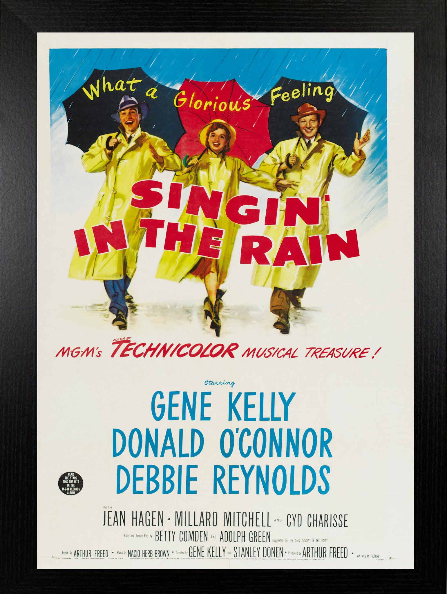 Singin' in the Rain - A3 Framed Poster