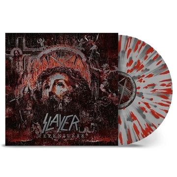Slayer - - Repentless (10th Anniversary Repress) - LP - Clear Silver with Red Splatter Vinyl