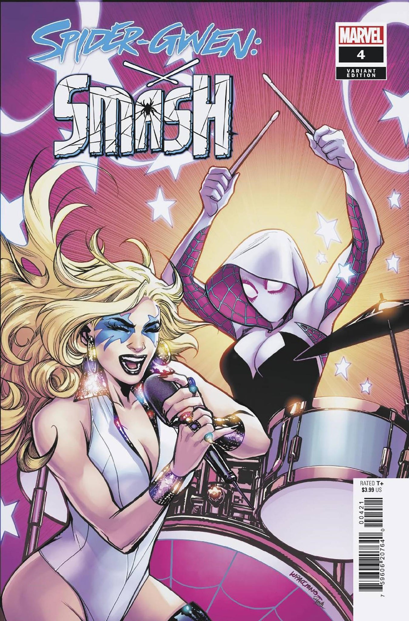 Spider-Gwen Smash #4 (Ema Lupacchino Variant Cover)