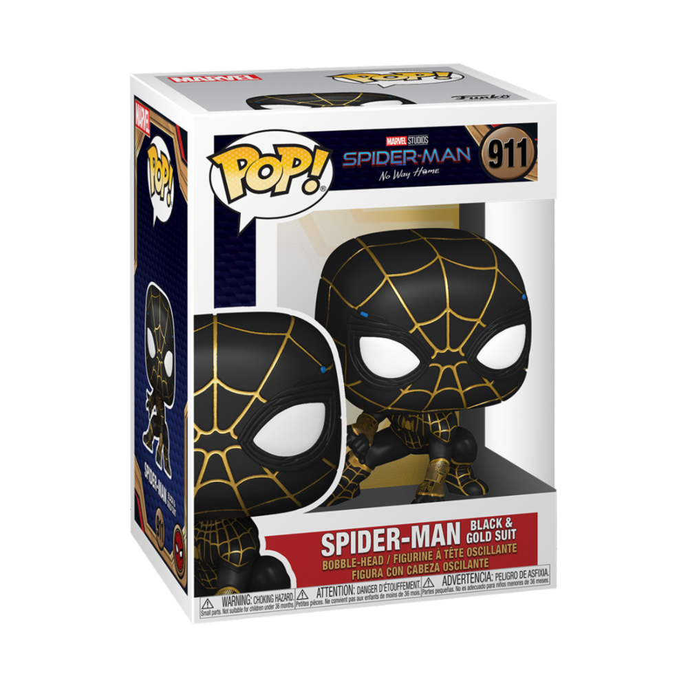 Marvel - Spider-Man No Way Home - Black & Gold Suit - Funko Pop! (911)