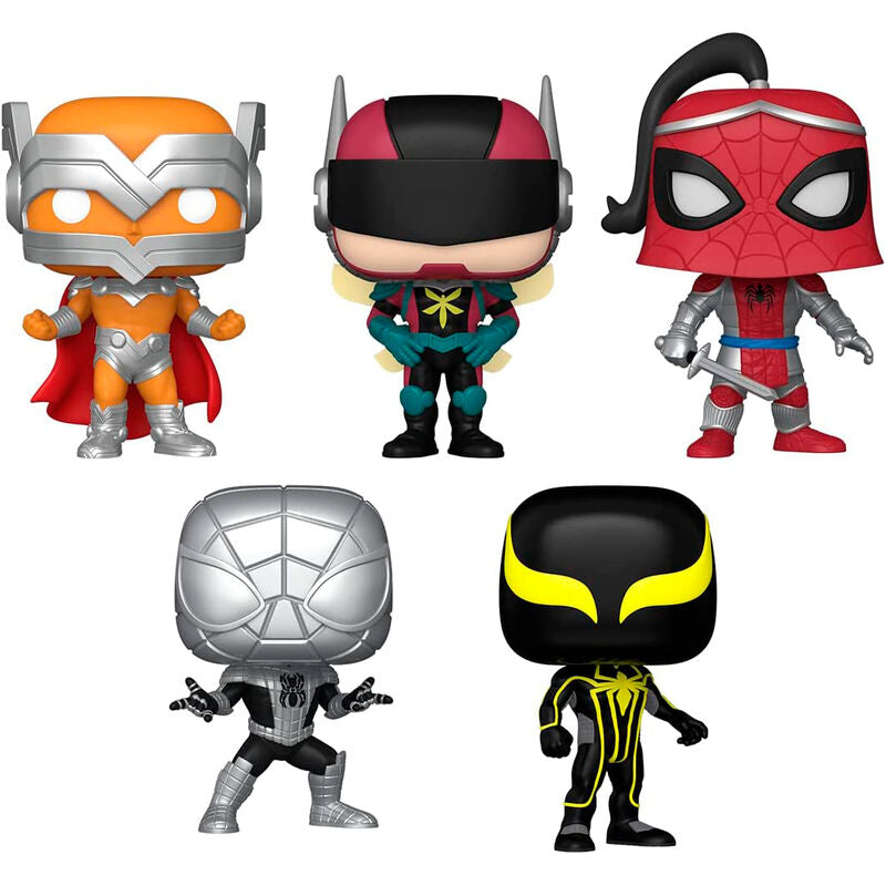 Spider-Man - Pack of 5 Figures - Amazon Exclusive Funko Pop!