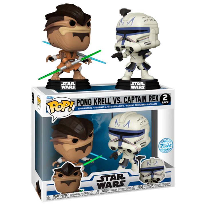 Star Wars - The Clone Wars - Krell vs Captain Rex - Exclusive - Funko Pop! (2)