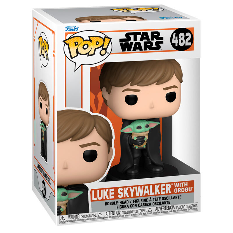 Star Wars - The Mandalorian - Luke Skywalker with Grogu - Funko Pop! (482)