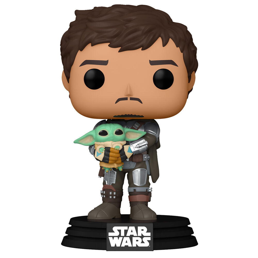 Star Wars - The Mandalorian - Mando with Grogu - Funko Pop! (461)