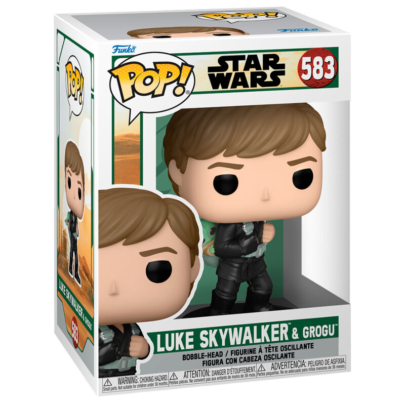 Star Wars - The Book of Boba Fett - Luke Skywalker & Grogu - Funko Pop! (583)