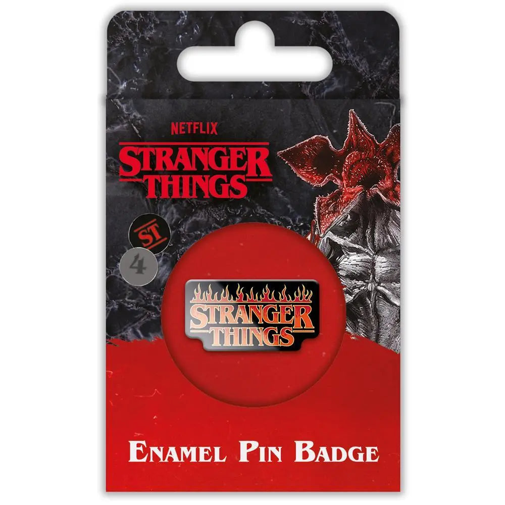 Stranger Things - Fire Logo - Enamel Pin