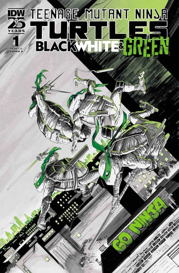 IDW Publishing - Teenage Mutant Ninja Turtles: Black, White, & Green #1