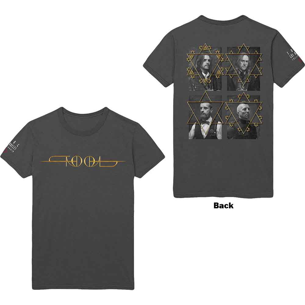 Tool Unisex T-Shirt: Full Portraits (Back Print) - Grey