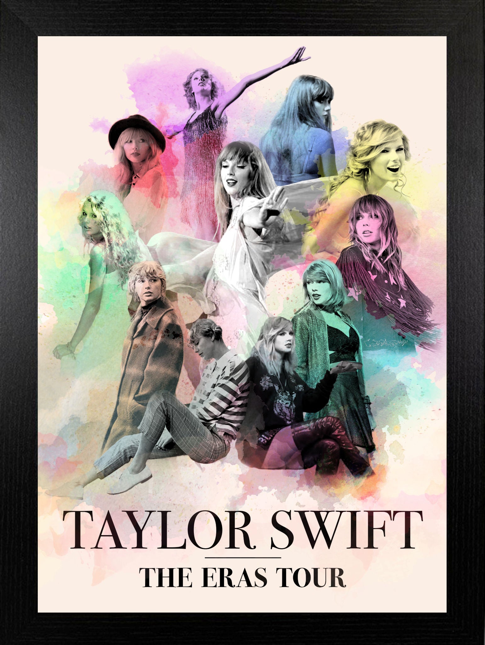 Taylor Swift - Eras Tour - A3 Framed Poster