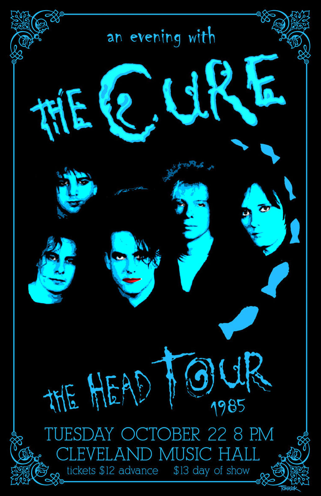 The Cure - The Head Tour 1985 - Mini Poster