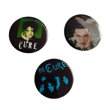 The Cure - Set of 3 Button Badges - Badge