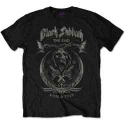 Black Sabbath Unisex T-Shirt: The End Mushroom Cloud (Black)