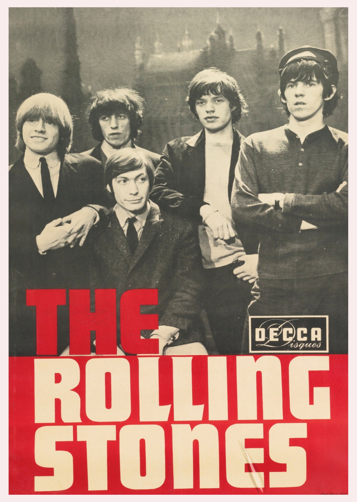 The Rolling Stones - Decca Promo Poster - A4 Mini Print/Poster