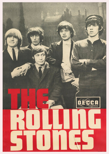 The Rolling Stones - Decca Promo Poster - A4 Mini Print/Poster
