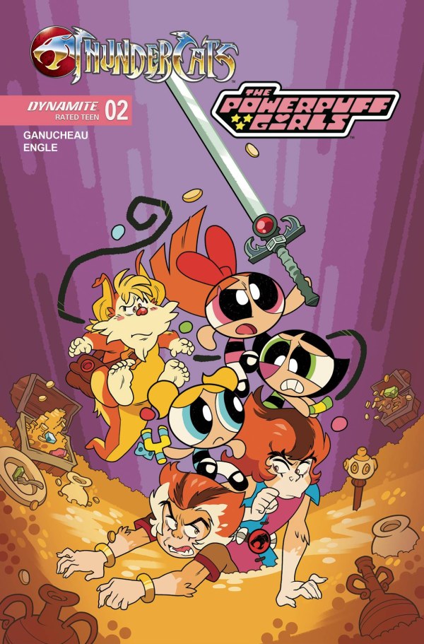 Dynamite - ThunderCats / The Powerpuff Girls #2 - Cover B Coleman Engle Variant (Jul 2) (Copy)
