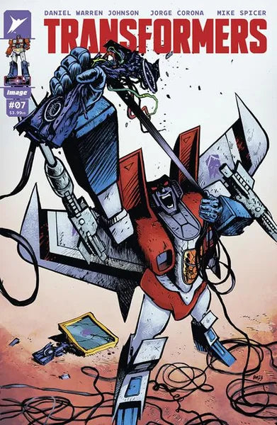 Transformers #7 - Daniel Warren Johnson & Mike Spicer Cover