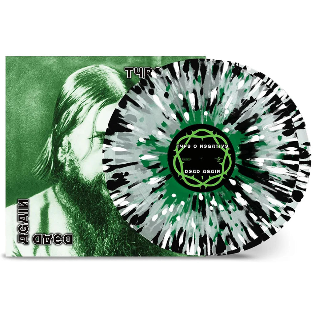 Type O Negative - Dead Again (Repress) - 2LP - Clear w/ Green, White & Black Splatter Vinyl