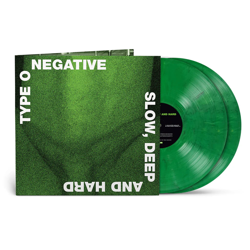 Type O Negative - Slow Deep And Hard [Rocktober 2024] - 2LP - Green & Black Marbled Vinyl